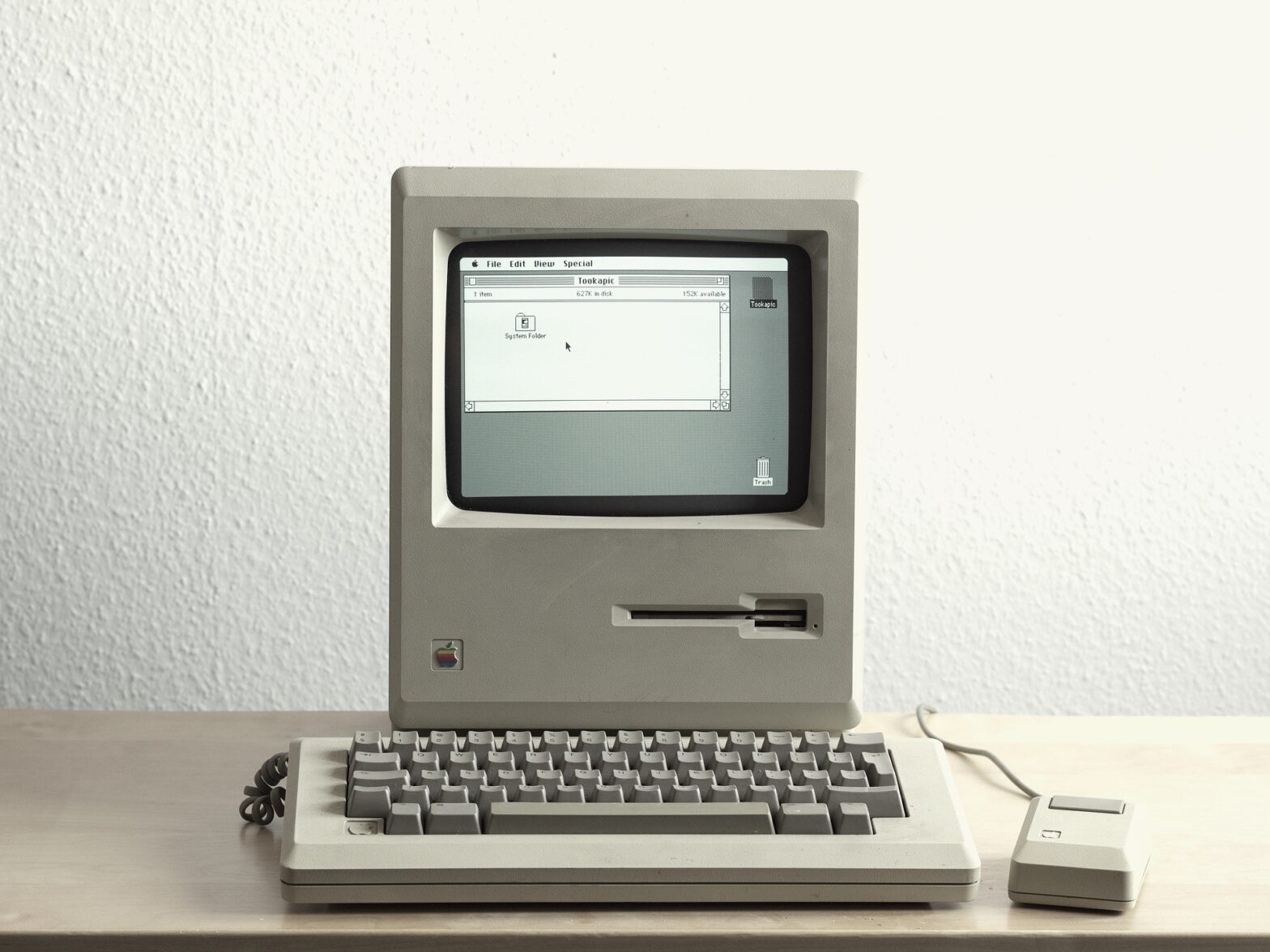 Old Macintosh Stock Photo